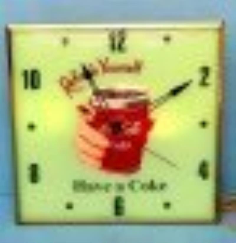 Refresh Yourself Have A Coke Coca Cola Clock
