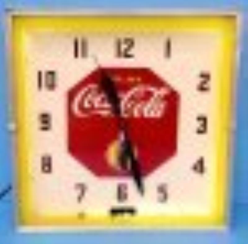 1940’s Lackner Drink Coca Cola Neon Clock