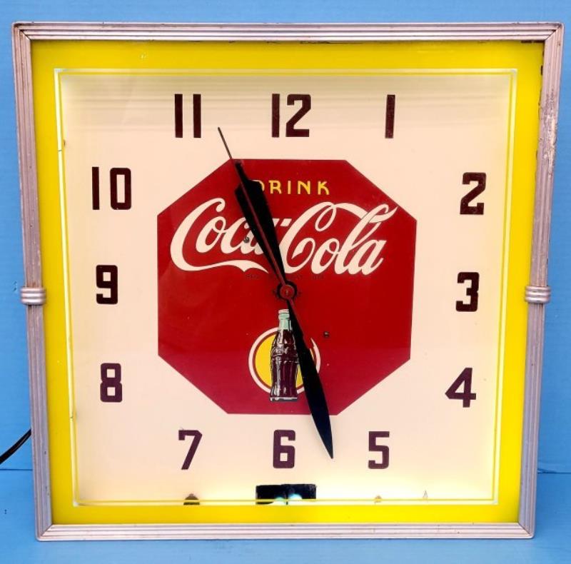 1940’s Lackner Drink Coca Cola Neon Clock