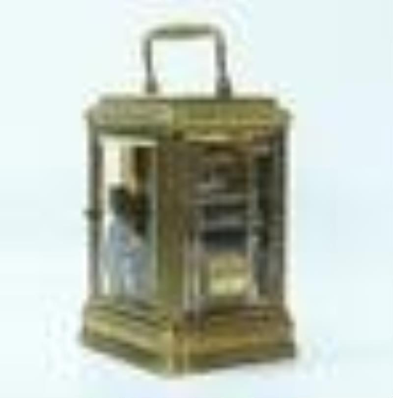 \\\”Henri Jacot\\\” Paris 19 C Striking Carriage Clock