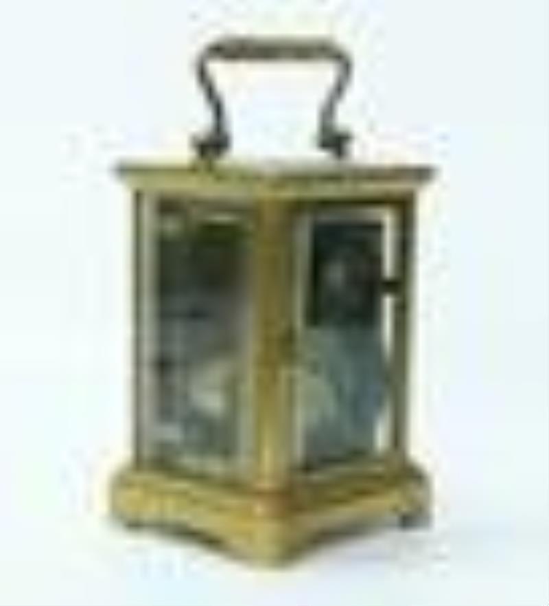 Striking Carriage Clock ca 1900, mark France & Key