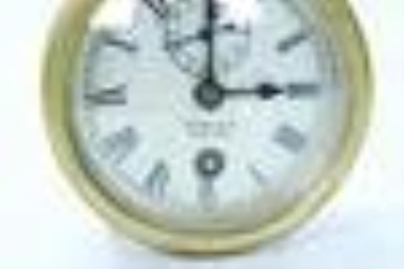 Tiffany & Co Bronze Car / Boat Clock, Lock Case