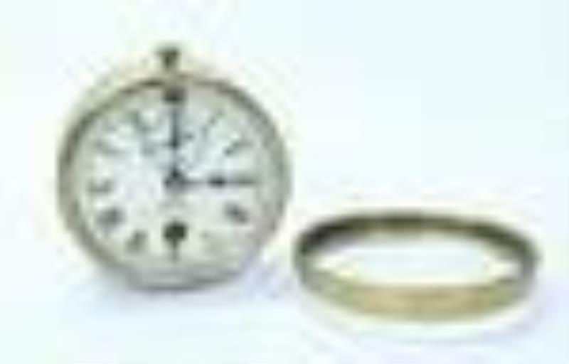 Tiffany & Co Bronze Car / Boat Clock, Lock Case