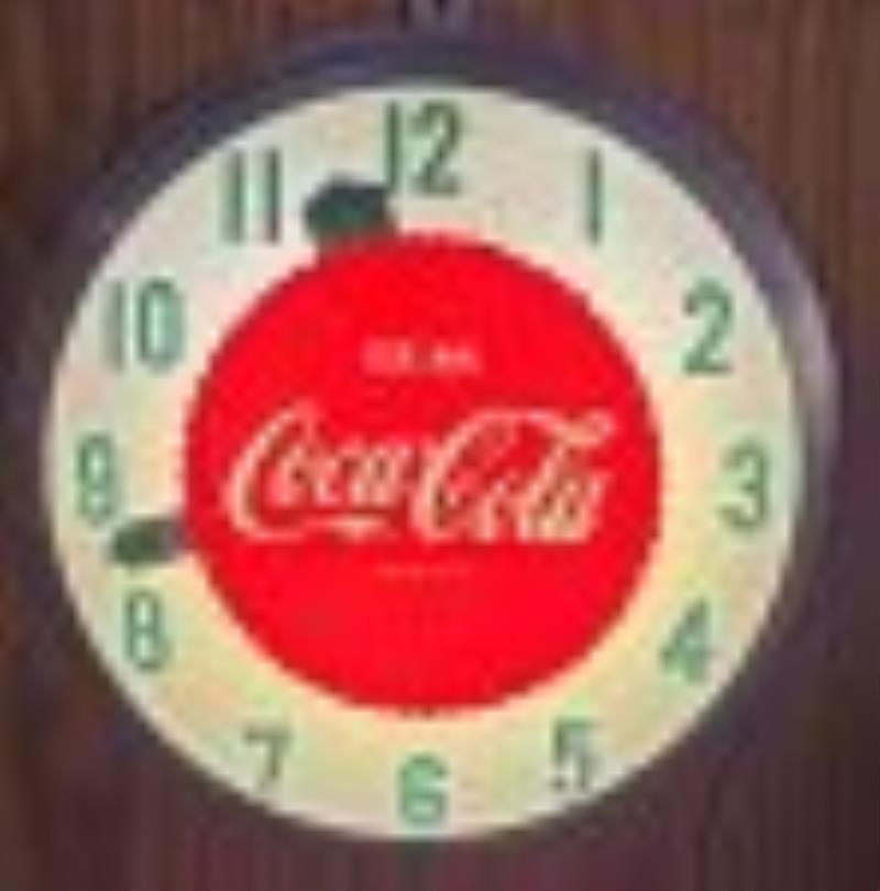 Drink Coca Cola Clock by Modern Clock Advertising Co.