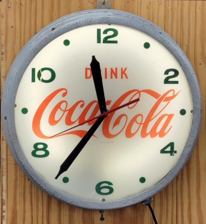 Drink Coca Cola Clock by Modern Clock Advertising Co.