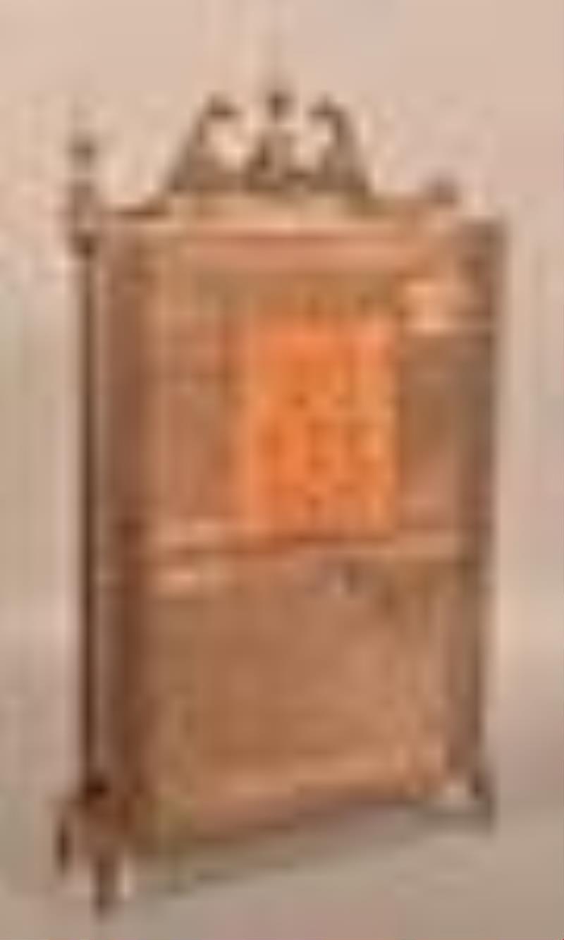 Eli Terry Mahogany Pillar and Scroll Shelf Clock
