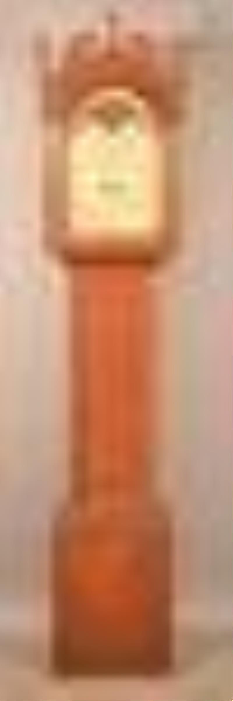 PA Hepplewhite Walnut Tall Case Clock