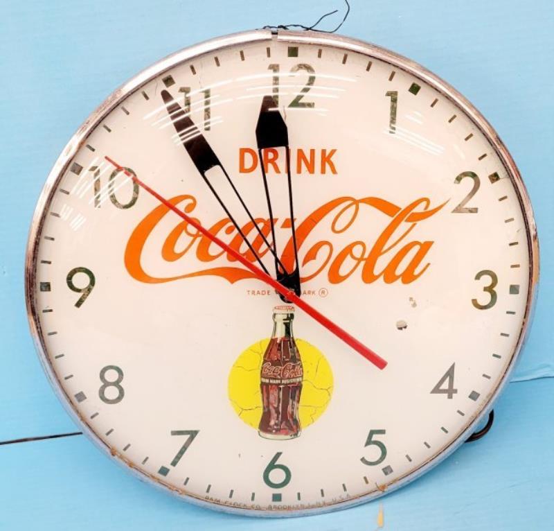 Drink Coca Cola Round Pam Clock