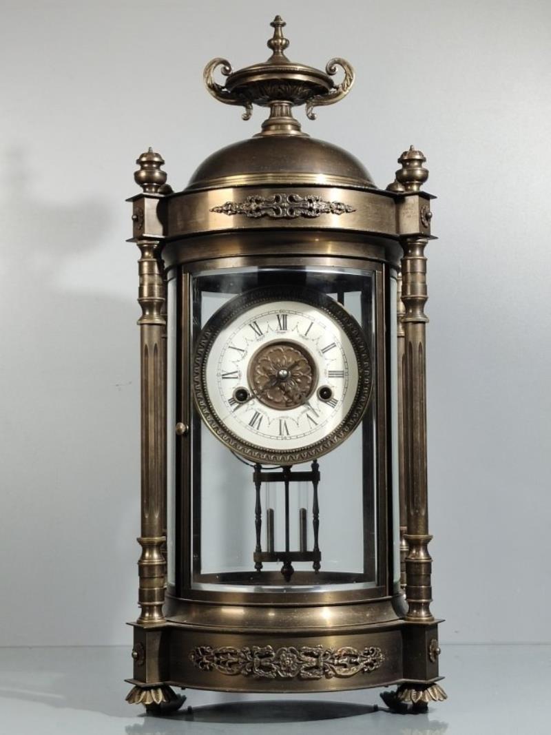 European noble copper tire clock