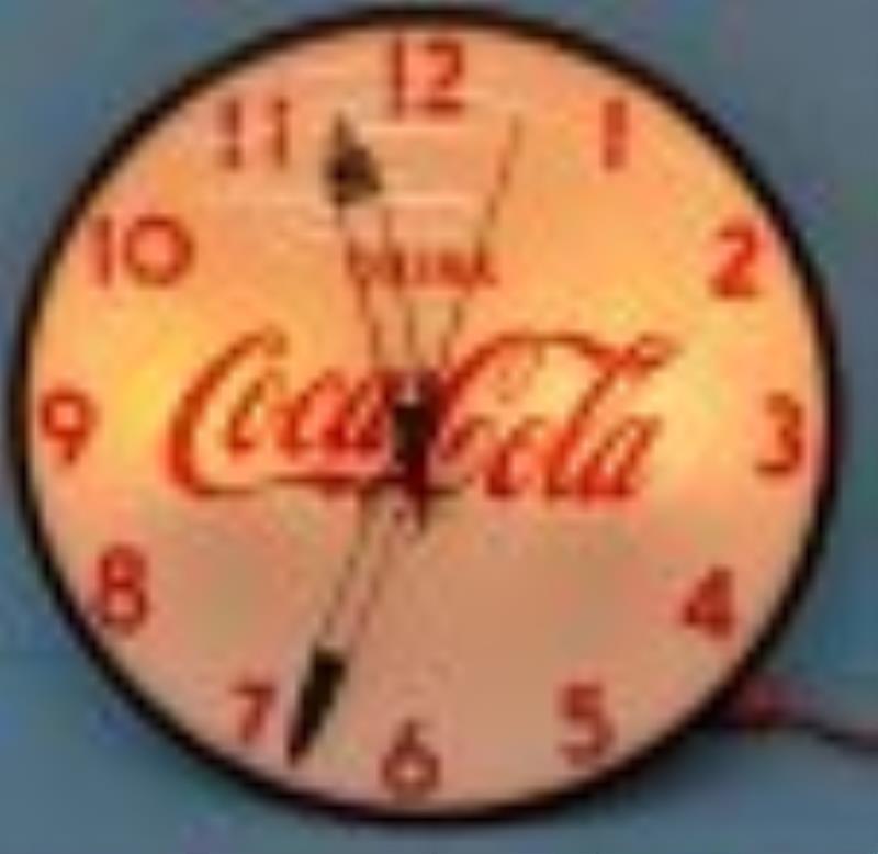 Drink Coca Cola Light Up Clock