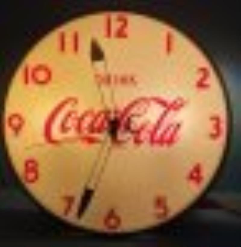Drink Coca Cola Light Up Clock