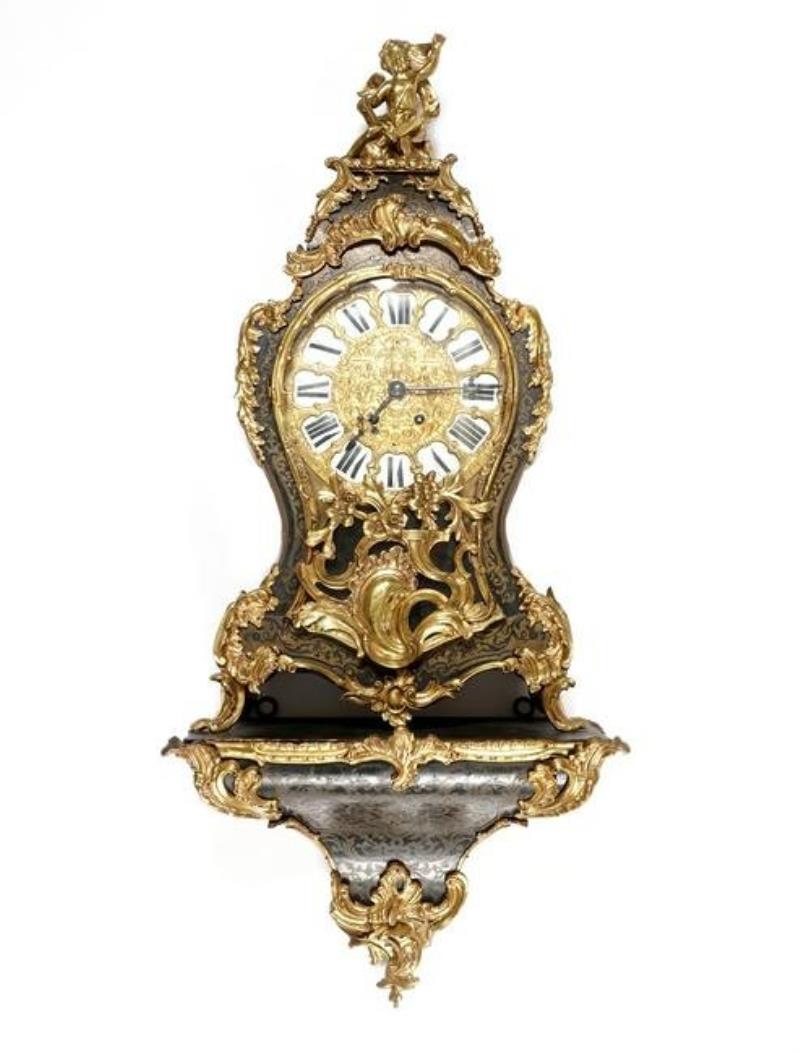 Johannes Hartman Boulle Inlaid Bracket Clock