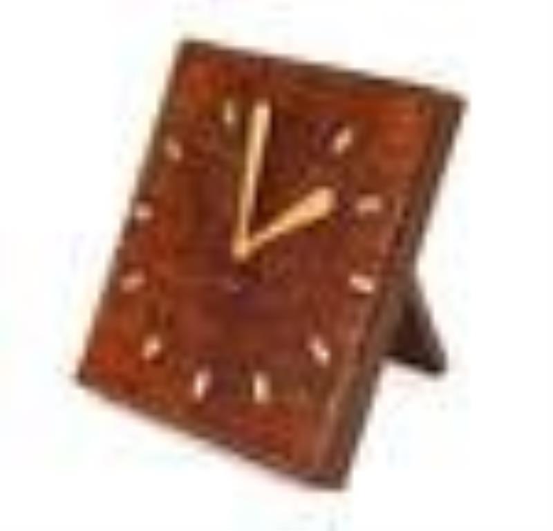 Paul Dupre-Lafon for Hermes Crocodile Desk Clock