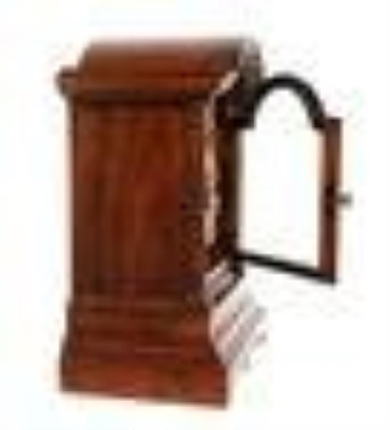19th Century German Mahogany Bracket Clock