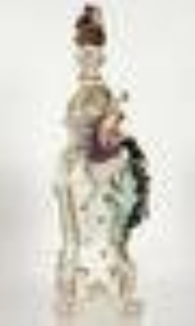 Meissen Figural Porcelain Mantle Clock