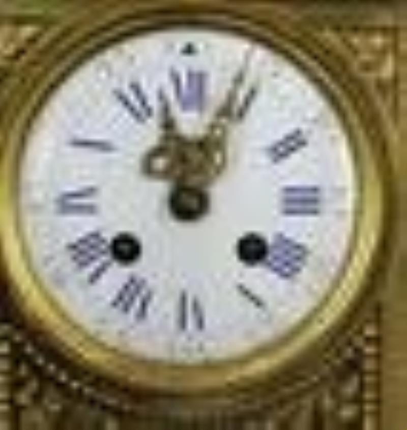 Fine Quality Antique Gilt Bronze Clock