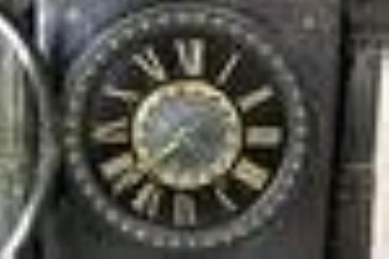 Large & Impressive Marble & Bronze Clock Garniture