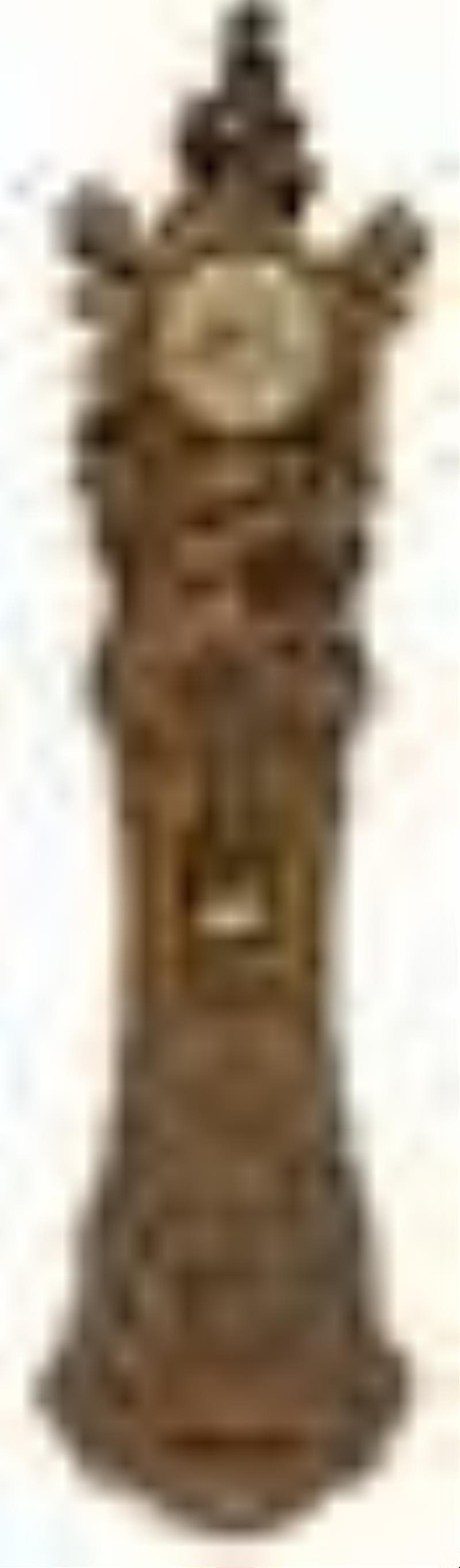 Frenze-Hermle 451-053 H Mvmt. Italian-Carved Clock