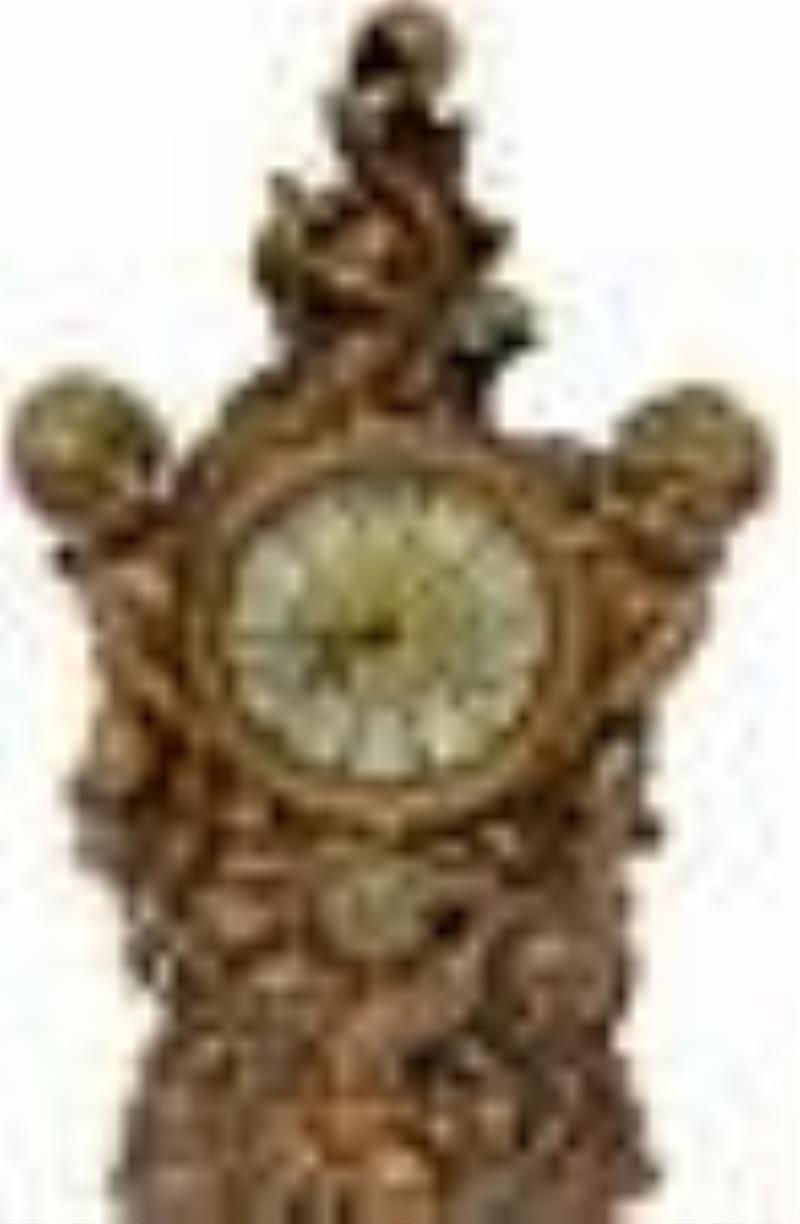 Frenze-Hermle 451-053 H Mvmt. Italian-Carved Clock