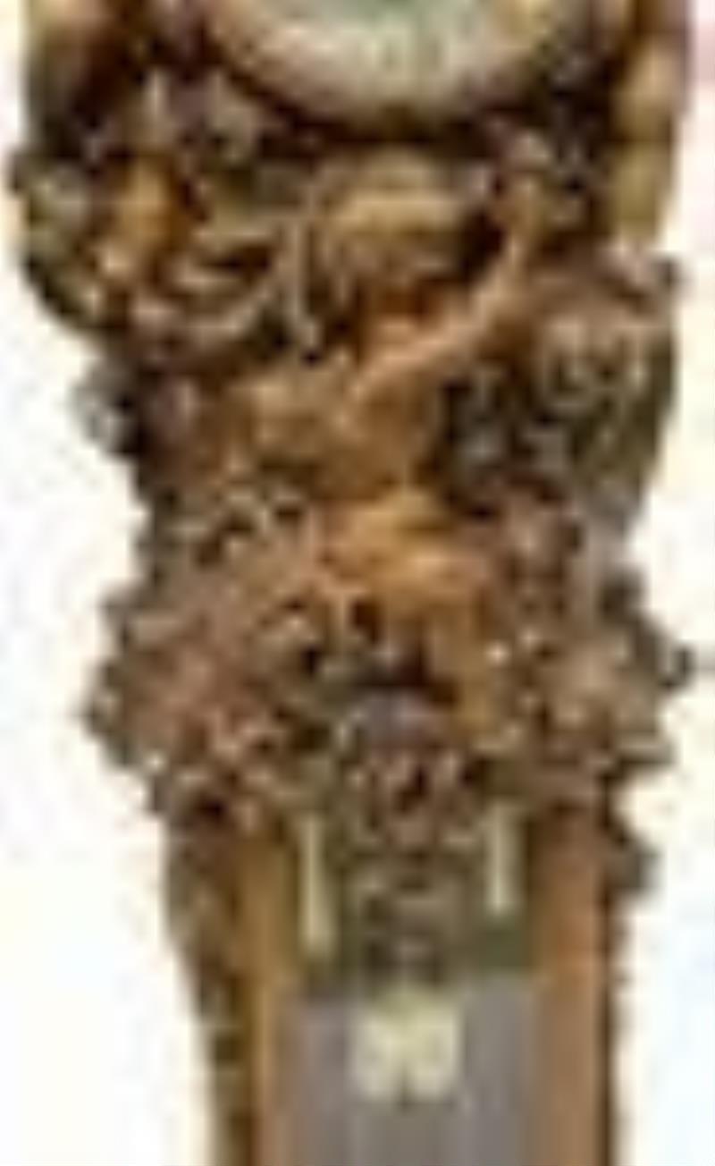 Frenze-Hermle 451-053 H Mvmt. Italian-Carved Clock