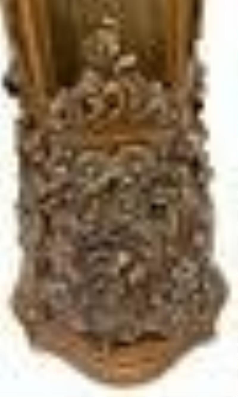 Frenze-Hermle 451-053 H Mvmt. Italian-Carved Clock