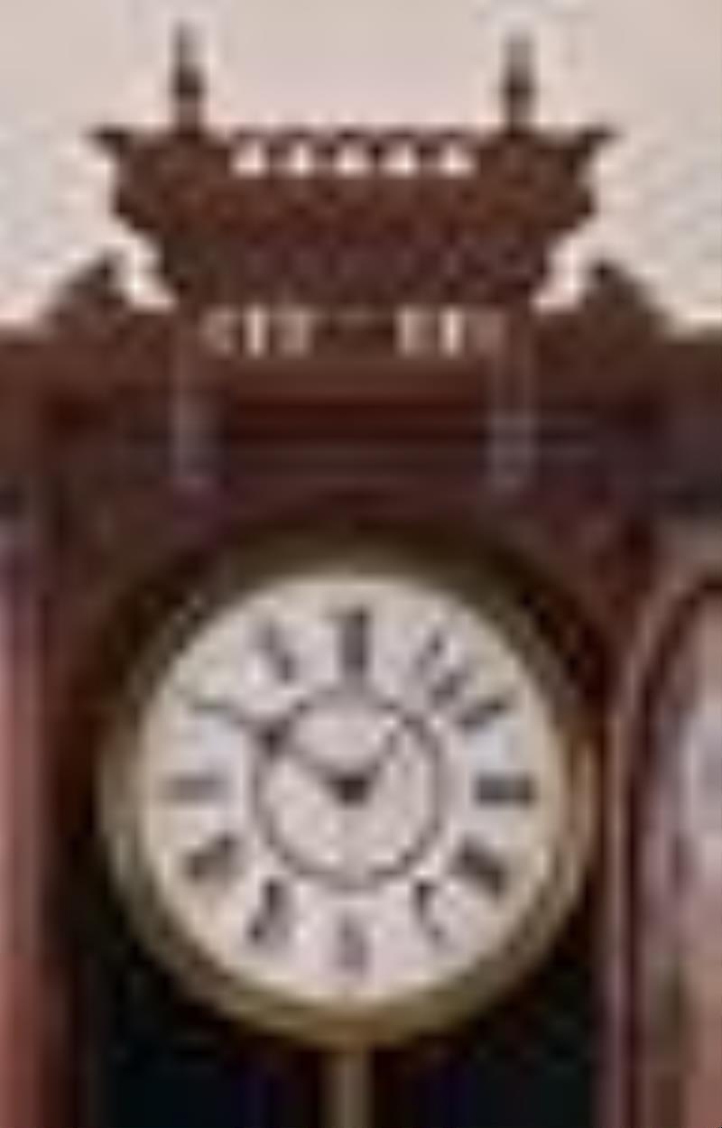 Welch, Spring & Co. Regulator No. 8 Hanging Clock