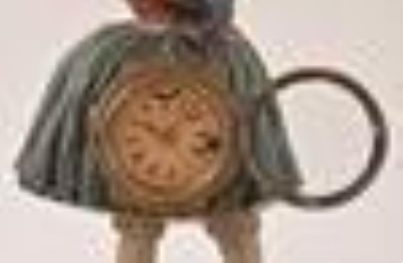 Bradley and Hubbard \\\”Topsy\\\” , blinking eye novelty clock