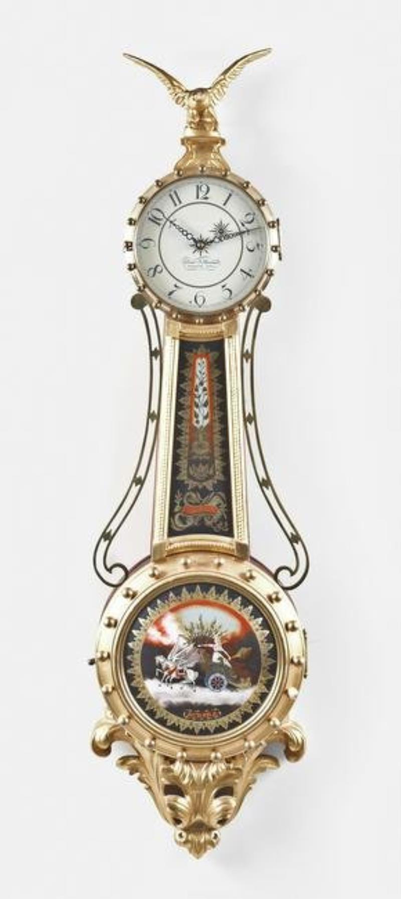Elmer Stennes Girandole Hanging Clock