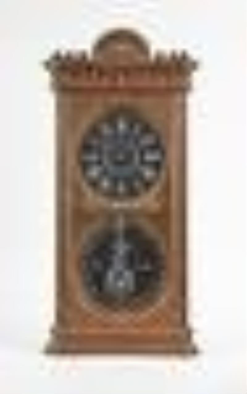 Ithaca No. 13 Shelf Kildare double dial calendar clock