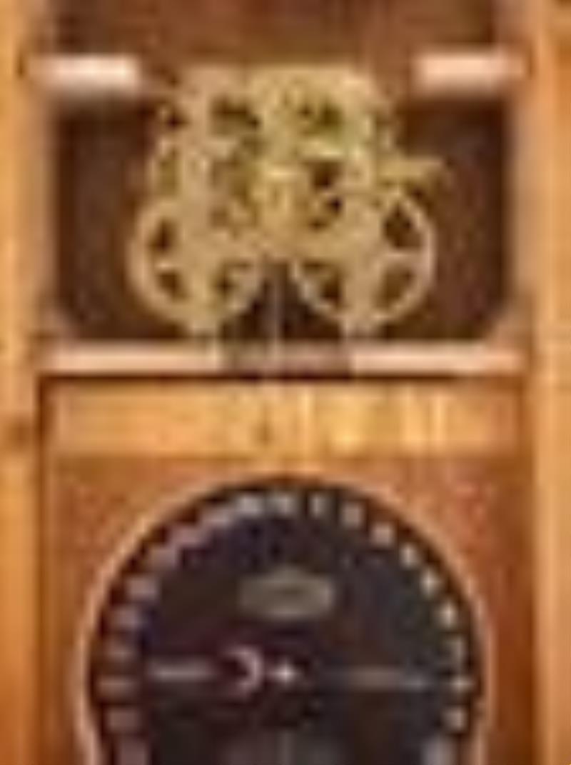 Ithaca No. 13 Shelf Kildare double dial calendar clock