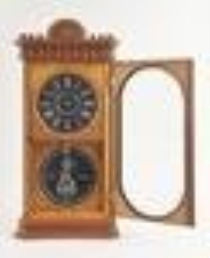 Ithaca No. 13 Shelf Kildare double dial calendar clock