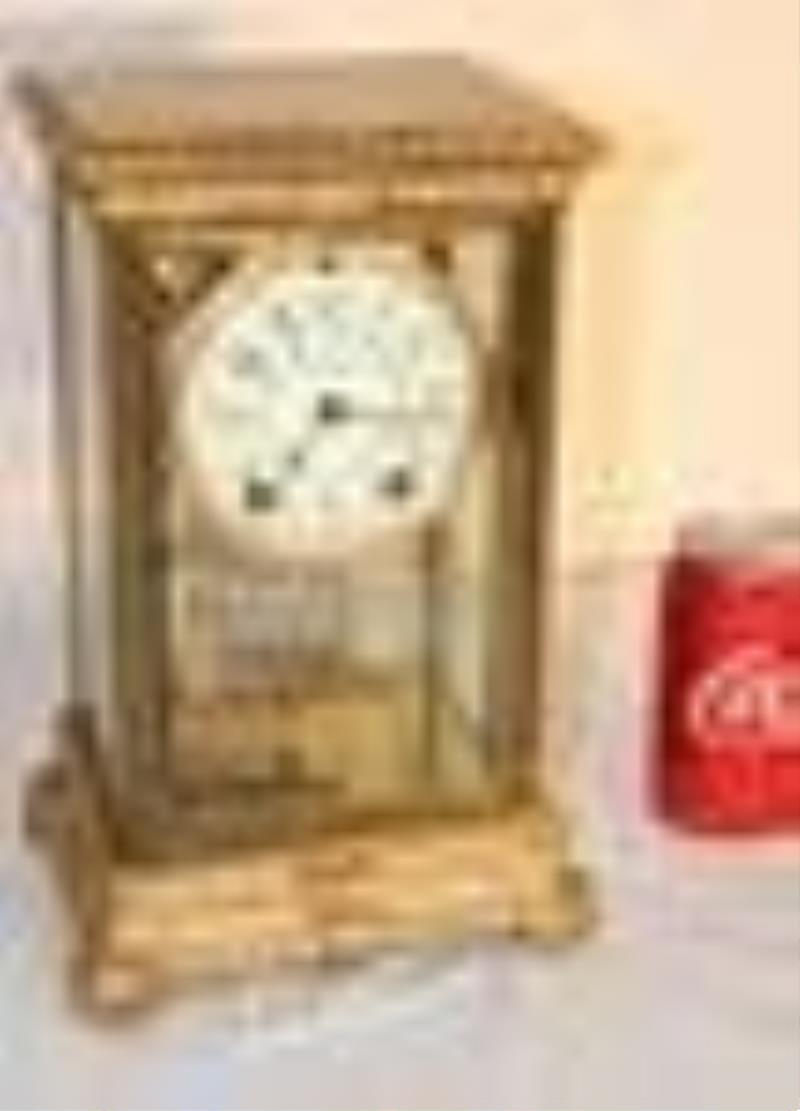 Large Seth Thomas Crystal Regulator Clock