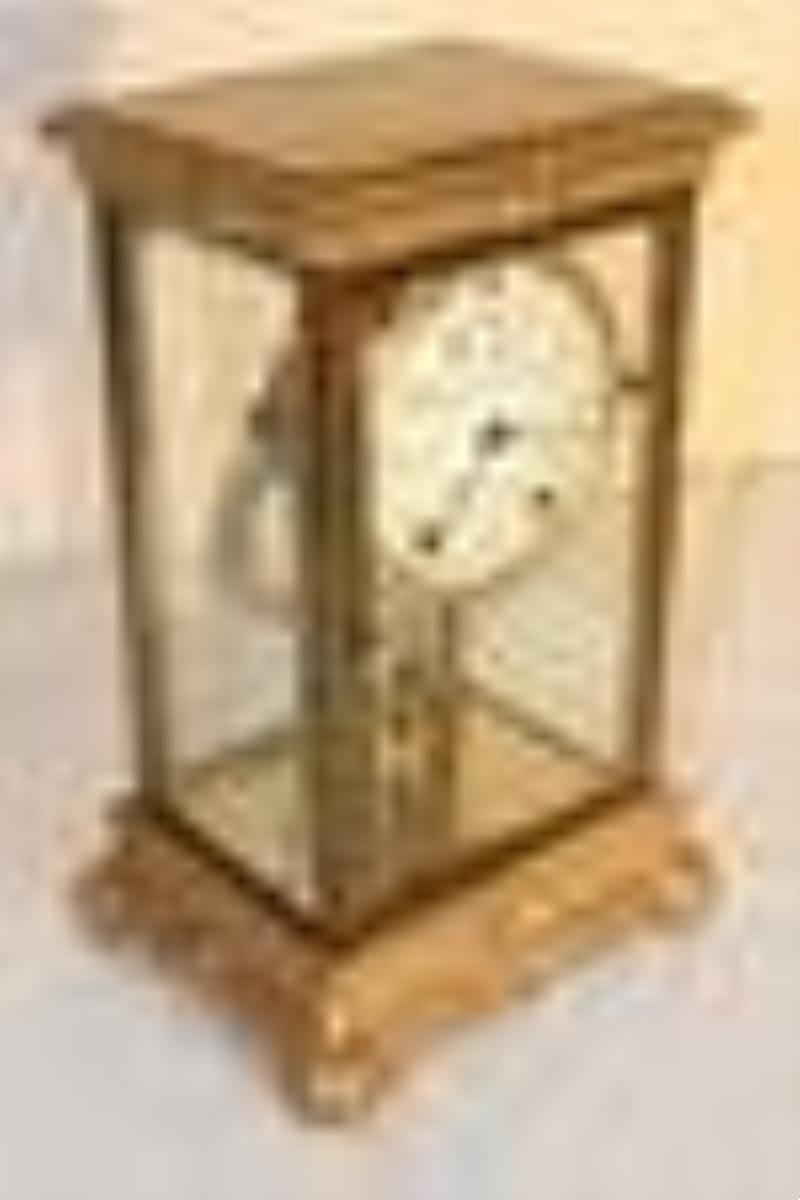 Large Seth Thomas Crystal Regulator Clock