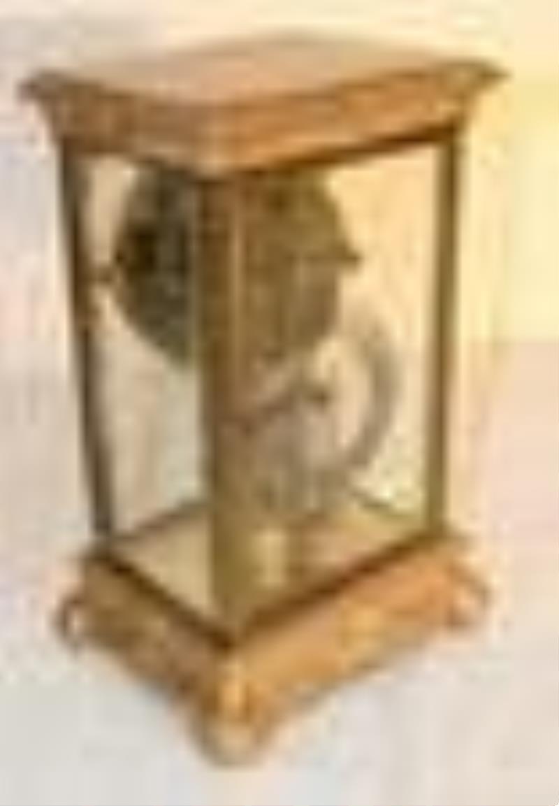 Large Seth Thomas Crystal Regulator Clock