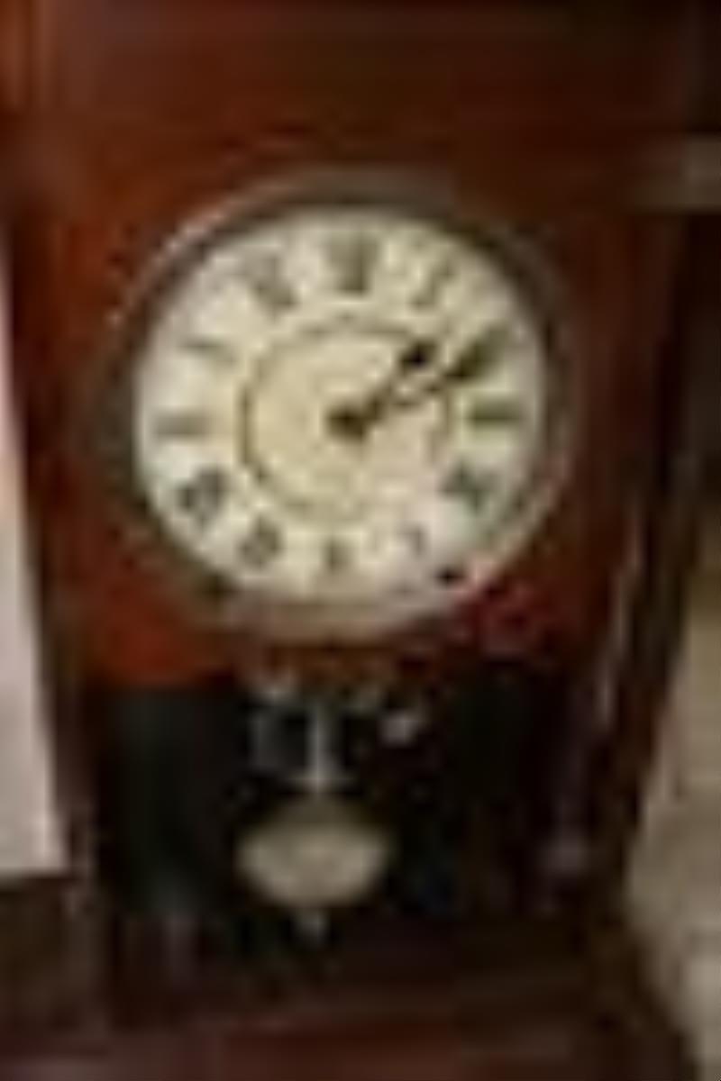 Real Nice Seth Thomas \\\”Concord\\\” Walnut Shelf Clock