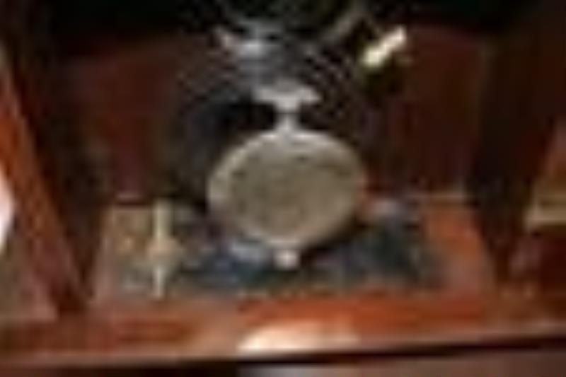 Real Nice Seth Thomas \\\”Concord\\\” Walnut Shelf Clock