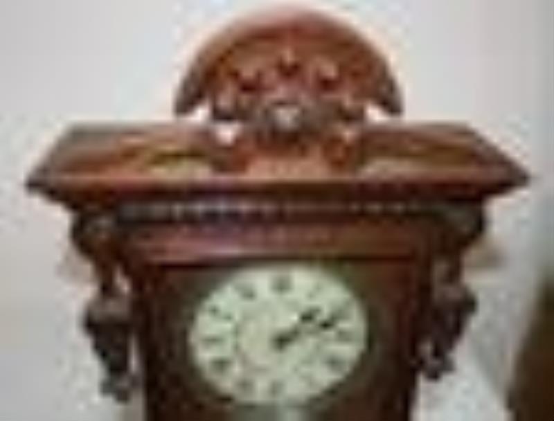 Real Nice Seth Thomas \\\”Concord\\\” Walnut Shelf Clock