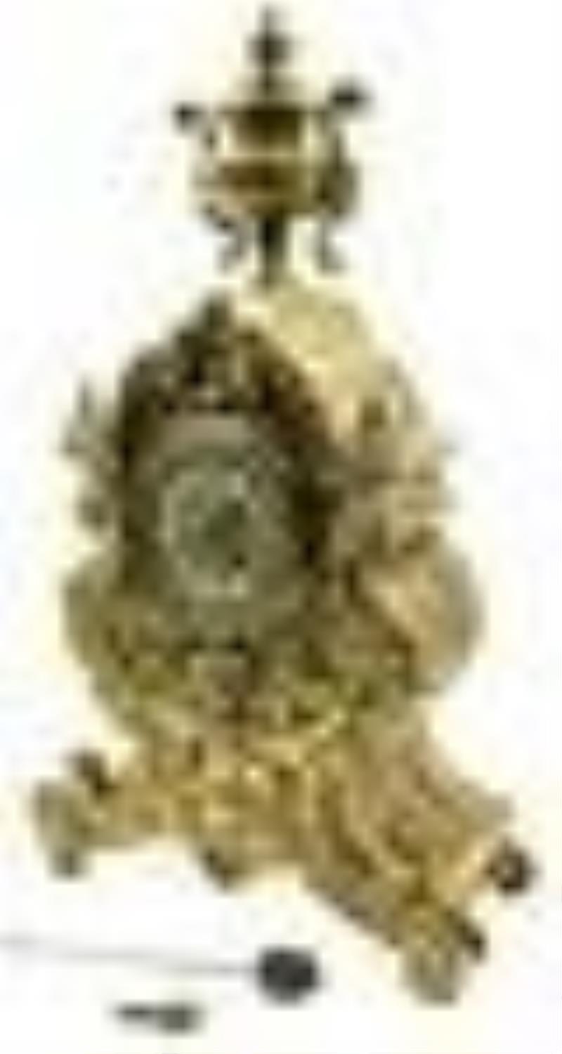 20th Century French Bronze Mantel Clock