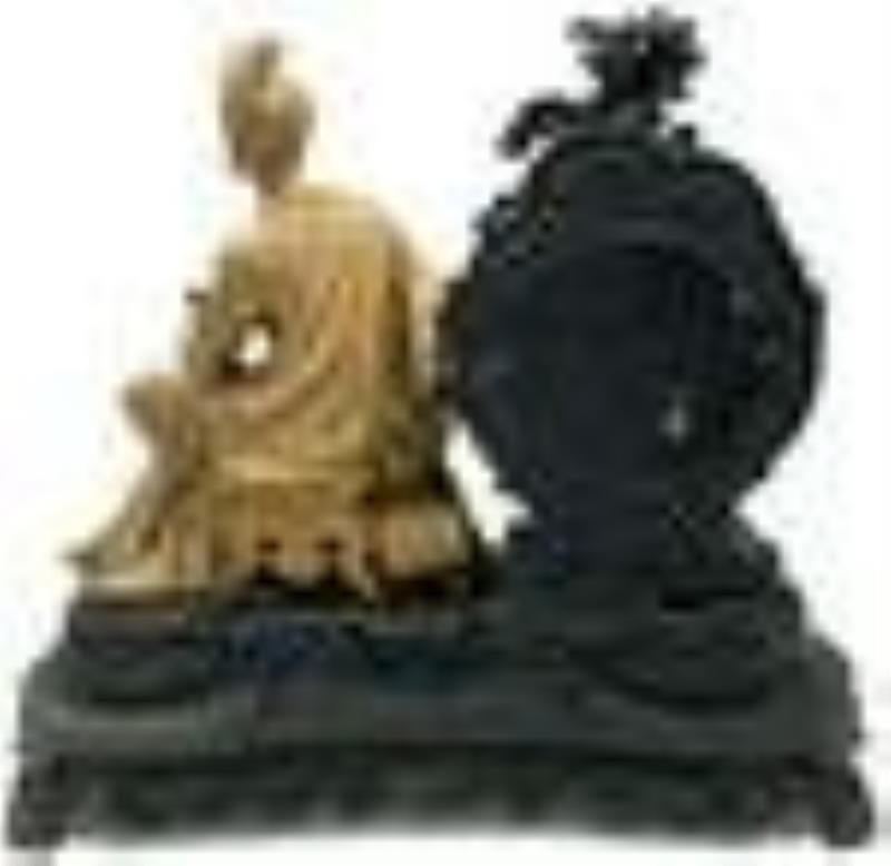 Victorian Ansonia Figural Mantel Clock