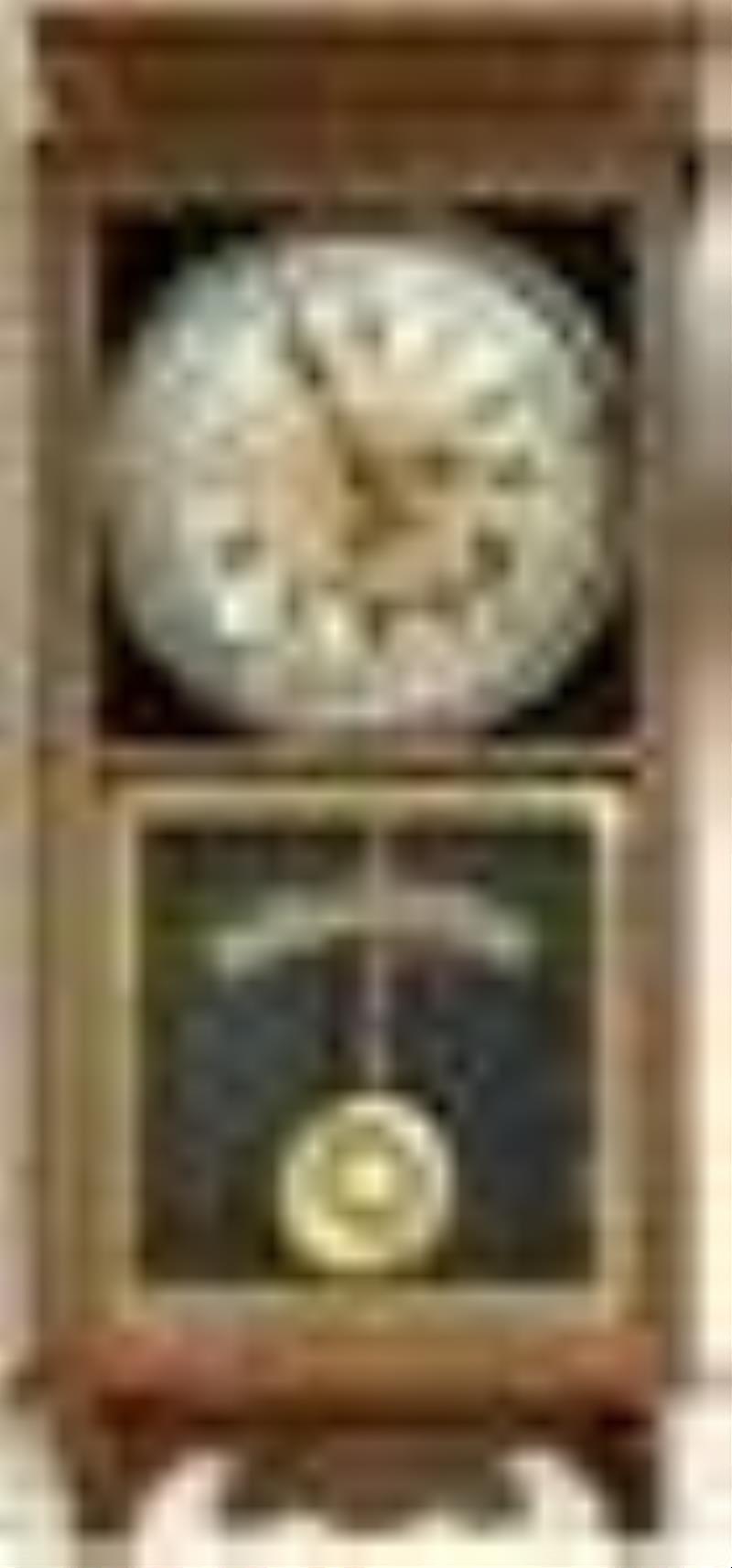 Antique Ingraham Regulator Calendar Wall Clock Price Guide