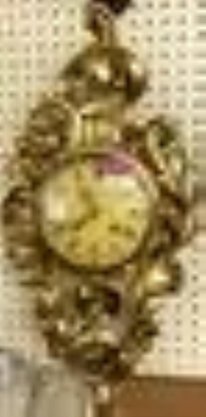 WesterStrand Toreboda Swedish Gilt Wood Wall Clock
