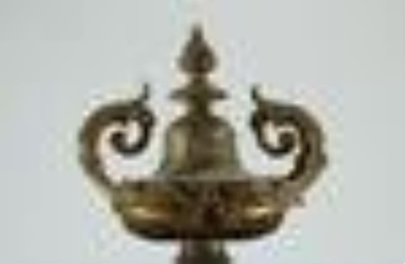 French Bronze Mantle Clock, late 19th C.