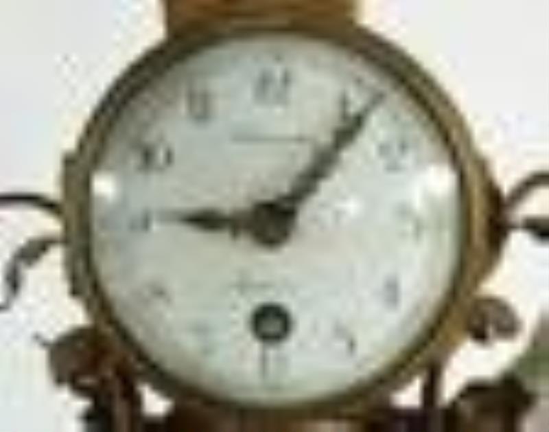19th C French Porcelain Mantle Clock