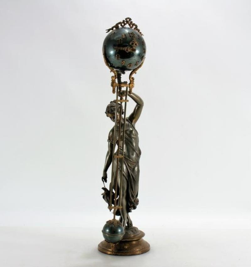 Ansonia Figural Swinger Clock