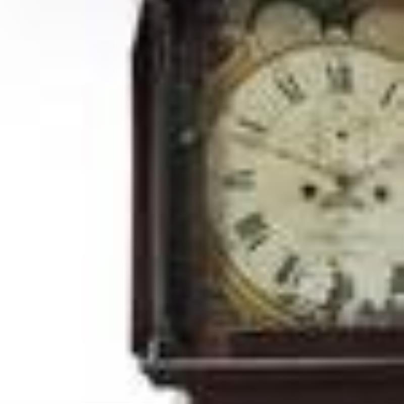 Rare Virginia Federal Tall Case Clock, Williams & Victor, Lynchburg