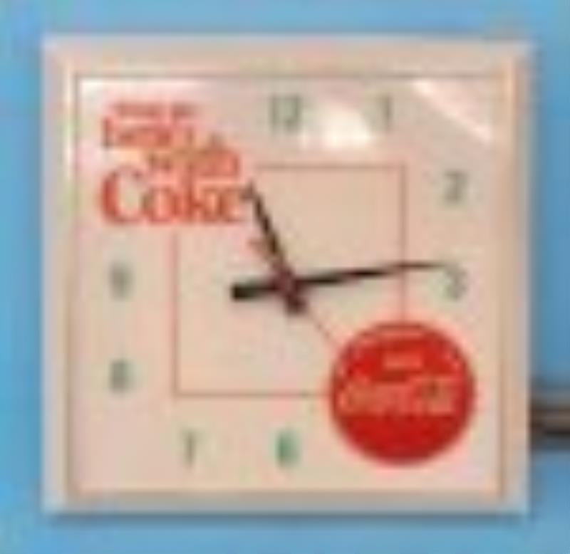 things go better with Coke electric light up clock
