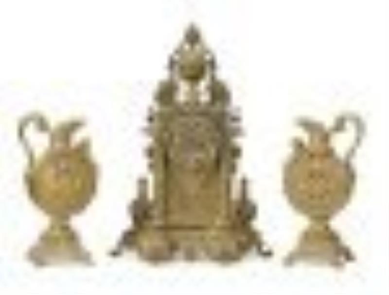 French 19th Century Clock Set