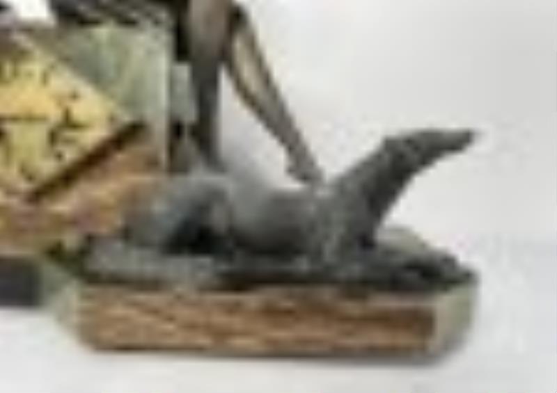 Huge 19th Century Uriano – Art Deco Sculpture Clock