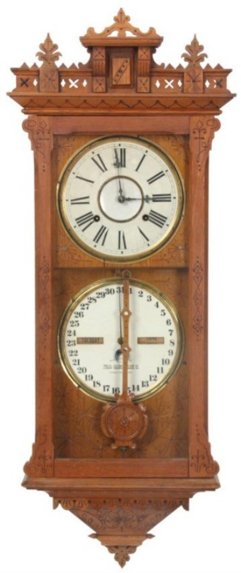 Ithaca No. 5 1/2 Belgrade Calendar Clock
