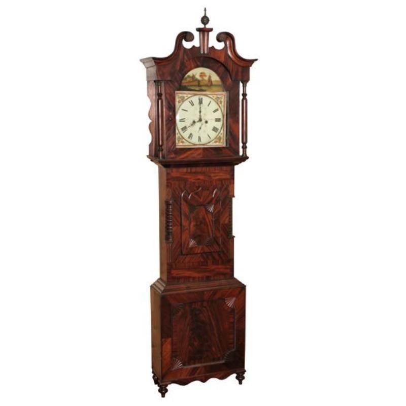 Early 1800 Sheraton tall clock/grandfather